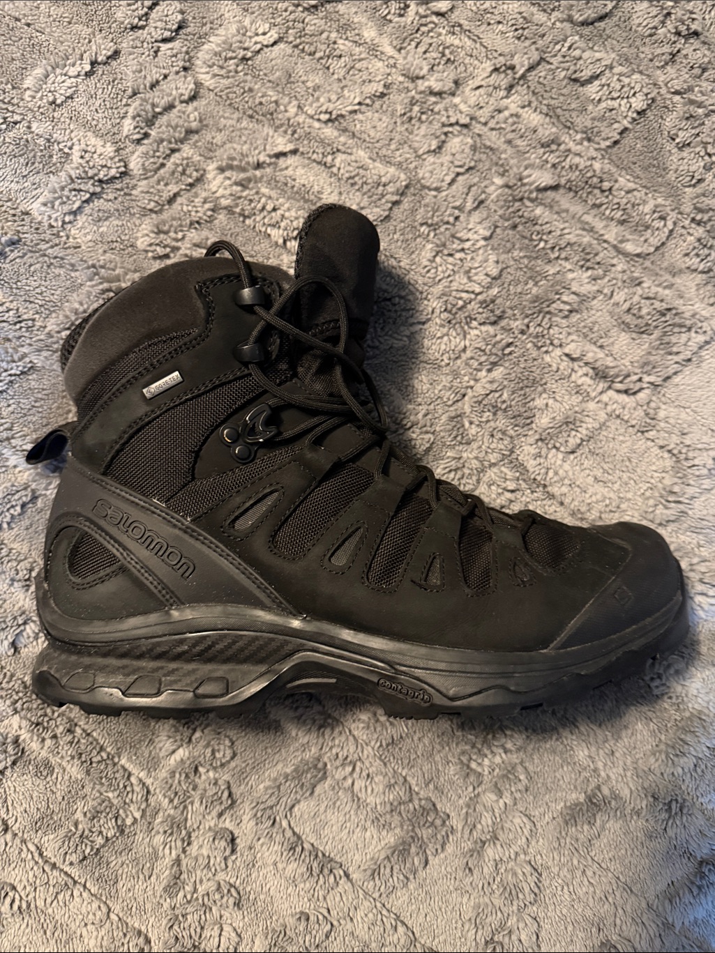 Salomon Men’s Black Tactical Quest Forces Waterproof Hiking Boots